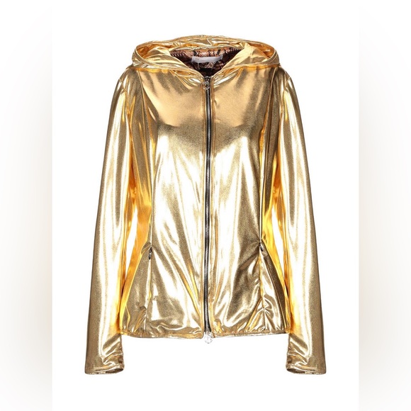 Sport Goddess Alert!Luxurious Brand New Sport Gold Jacket Made in Italy Size L - Picture 1 of 16